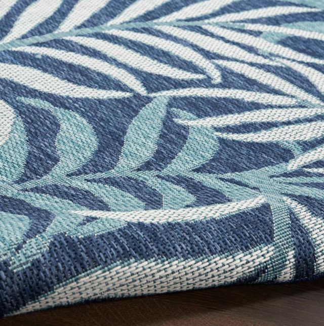Nourison Home™ Garden Oasis Navy 5'x7' Style 4 Area Rug-4
