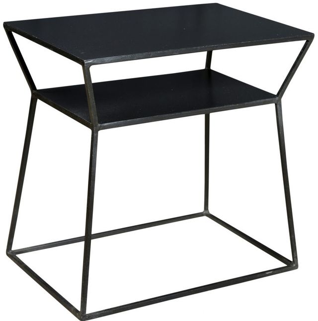 Moe's Home Collection Osaka Matte Black Side Table-1