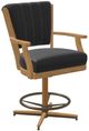 Chromcraft Customizable Cameron Swivel Tilt Counter Height Dining Stool-5