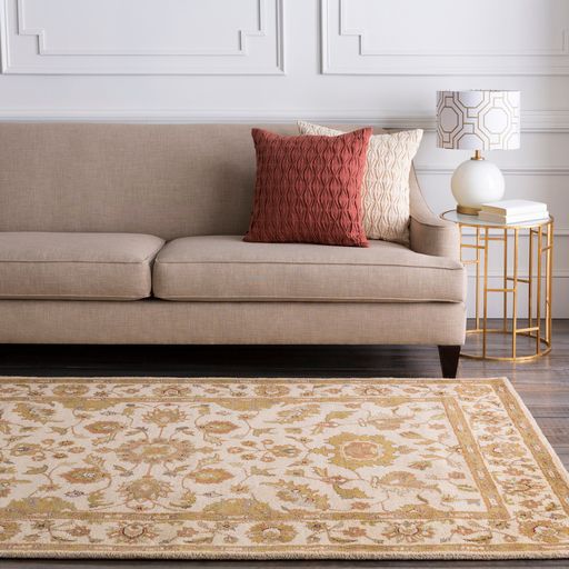 Surya Crowne Beige 6'x9' Area Rug-4