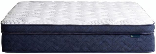Serta® Perfect Day® Shoreline 12" Wrapped Coil Medium Euro Top Mattress in a Box-2