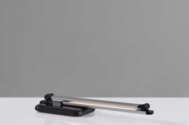 Adesso® Lennox Glossy Black LED Desk Lamp-1