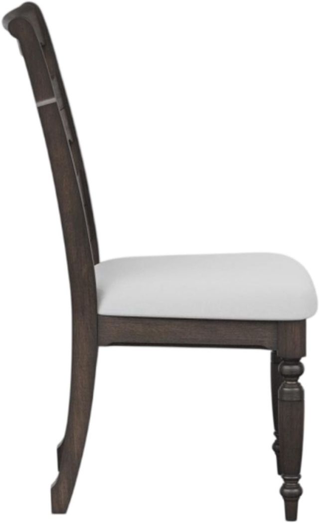 Bernards Bellamy Lane Coffee Ladder Back Dining Side Chair-3