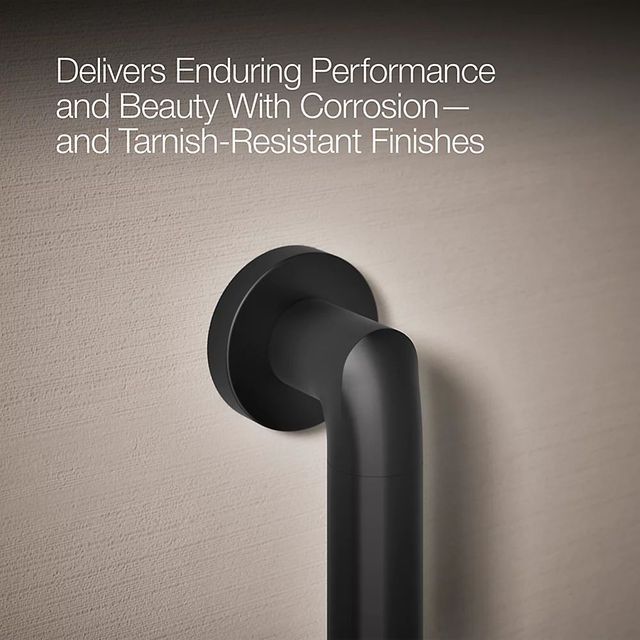 KOHLER® Kumin™ Matte Black 24" Grab Bar-4