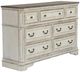 Liberty Furniture Magnolia Manor Antique White/Weathered Bark Dresser-0
