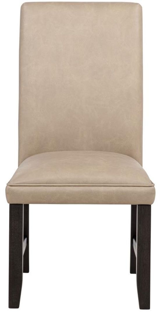 Coaster® Averill 2-Piece Tan Upholstered Dining Side Chair Set-4