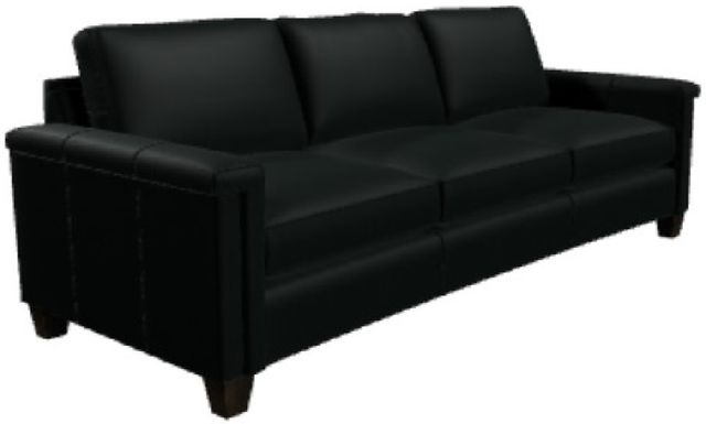 Craftmaster® Customizable CM Leather 92" Sofa-3