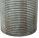 A & B Home Distressed Green 22" Cylinder Cement Planter-1