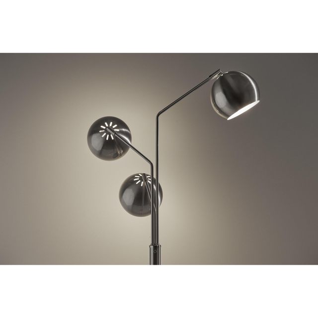 Adesso® Emerson Brushed Steel Tree Lamp-2