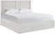 Universal Explore Home™ Oasis White Sandblasted Quartered Pine Shoreline Panel King Bed-0