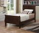 Coaster® Louis Philippe Twin Cappuccino Sleigh Panel Headboard and Footboard-2