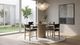 Coaster® Hamlyn 5-Piece Black/Natural Oak Counter Dining Set-1