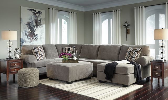 Signature Design by Ashley® Jinllingsly Gray Armless Loveseat-4