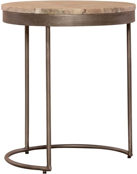 Liberty Furniture Eclipse Greystone Nesting Tables with Iron Base ...