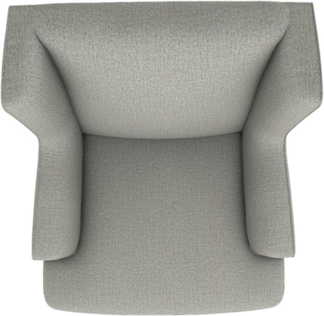 Best® Home Furnishings Customizable Field & Stream Home Sterling Wing Back Chair with Plaid Cushion and Espresso Legs-4
