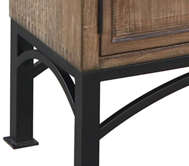 Nest Home Collections Victoria Antique Natural Door Cabinet -3