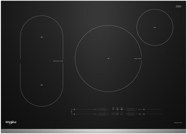Whirlpool® 30" Stainless Steel Intelligent Induction Cooktop with Temp Cook™ Technology-0