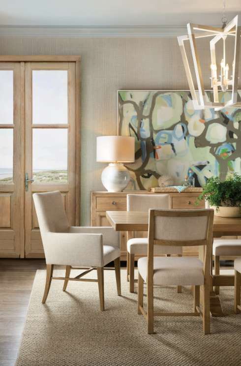Hooker® Furniture Driftwood Buckboard Dining Table-1