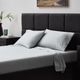 Malouf® 6-Piece Fog Linen-Weave Cotton Split California King Sheet Set-1