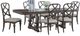 Liberty Furniture Provence Park 7-Piece Chateau Brown/Cream Trestle Dining Table Set-0