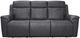 Flexsteel® Amelia Charcoal Power Reclining Sofa with Power Headrest and Lumbar-1