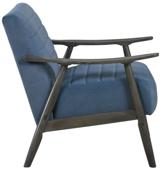 Mazin Furniture Greeley Blue/Gray Accent Chair-2