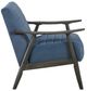 Mazin Furniture Greeley Blue/Gray Accent Chair-2