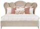 Michael Amini® Villa Cherie Chardonnay/Hazelnut California King Upholstered Panel Bed -3