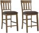 Signature Design by Ashley® Urbinforte Light Brown Upholstered Bar Stool-5
