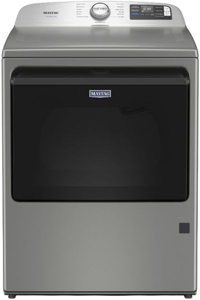 Maytag® 7.4 Cu. Ft. Classic Silver Vented Gas Dryer with Pet Pro Option ...