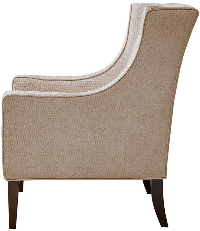 Olliix by Madison Park Cream Addy Wing Chair-1