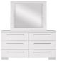 New Classic® Home Furnishings Sapphire 4-Piece White King Panel Bedroom Set-3
