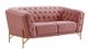 VIG Furniture Divani Casa Aiken Salmon Pink Loveseat-0