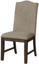 Furniture of America® Faulk 2-Piece Espresso/Warm Gray Side Chair Set-2