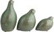 Crestview Collection Partridge 3-Piece Green Statue Set-2