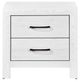 Mazin Furniture Corbin White Nightstand-1