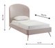 TOV Furniture Vivi Blush Velvet Twin Bed-3