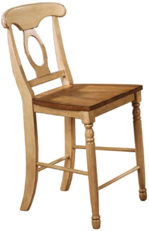 Winners Only® Quails Run Almond/Wheat Napoleon Bar Stool-0