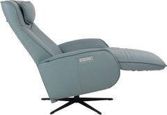 Fauteuil inclinable pivotant Modern Living en cuir Fjords®