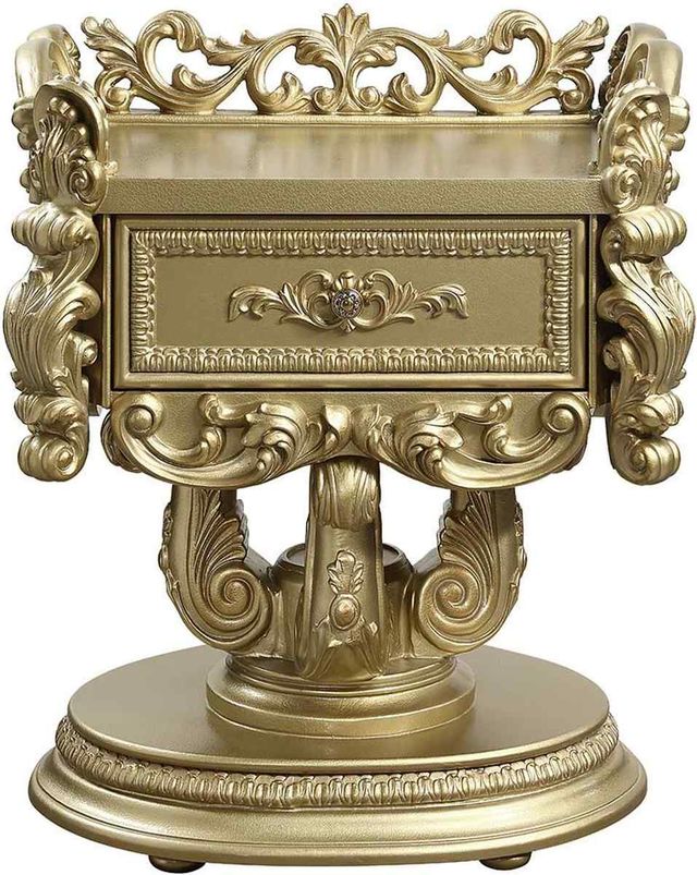 ACME Furniture Bernadette Gold Nightstand -3