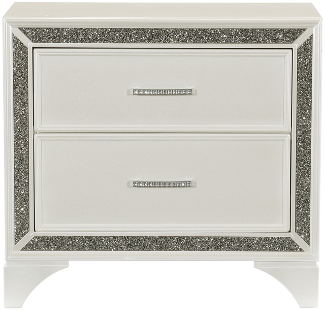 Homelegance® Salon White Nightstand-1