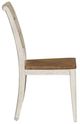 Liberty Furniture Farmhouse Reimagined Antique White/Chestnut Ladder Back Side Chair-3