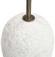 Bassett Mirror Aeirith White Accent Table with Gold Base-3