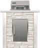Coyote® Outdoor Living 3 ft White Stacked Stone Electric Island-0