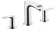 Hansgrohe Metris Chrome 1.2 GPM Widespread Faucet with Pop-Up Drain-0