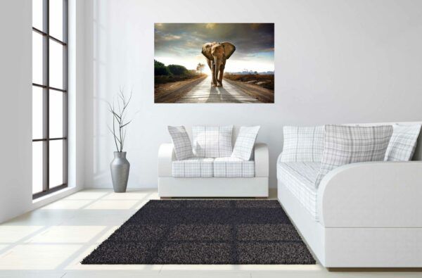Classy Art Style 10 Floating Tempered Glass with Foil Wall Art-2
