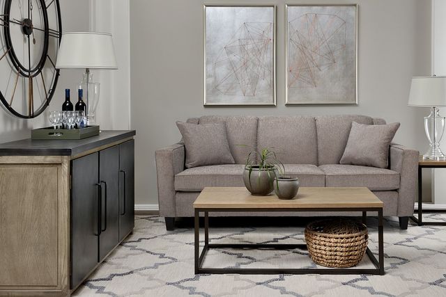 Trend Line Furniture Celine Taupe Sofa with Feet-2