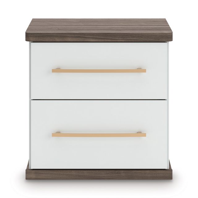 Signature Design by Ashley® Kendanport Brown/White 2-Drawer Nightstand-1