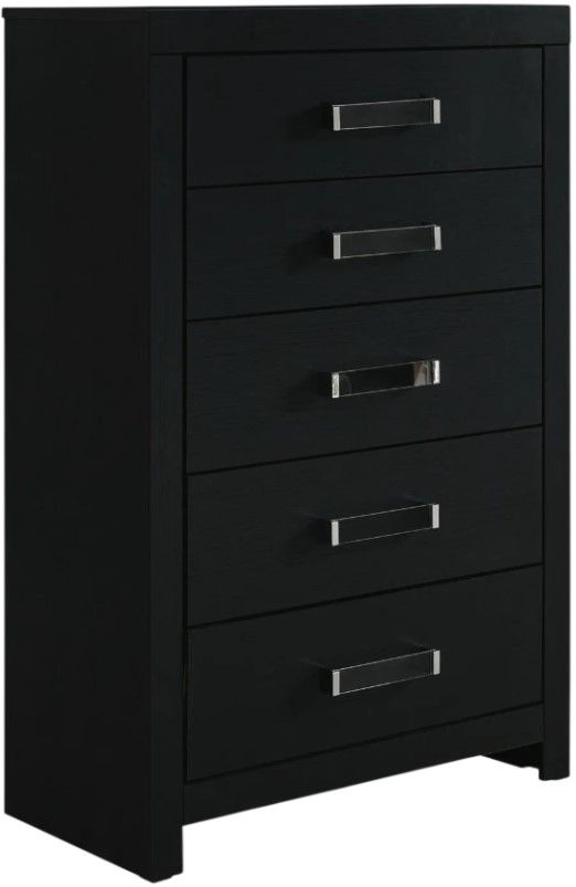 Signature Design by Ashley® Maeling Black 5-Drawer Chest-0