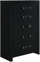Signature Design by Ashley® Maeling Black 5-Drawer Chest-0